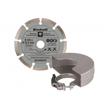 Шлифмашина угловая Einhell TE-AG 125/750 Kit, 750Вт, 125мм-5