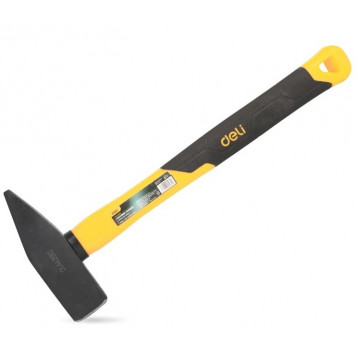 Молоток DL442010 слесарный 1000 гр фиберглассовая рукоять Deli