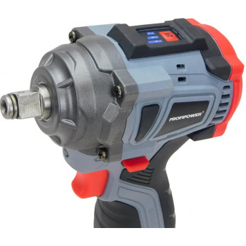 Гайковёрт E0212 акк. бесщ. ударный PROFIPOWER BL-163 (16В, 260Нм, Li-ion 2шт, 2.0Ач, 17/19/21 )-14