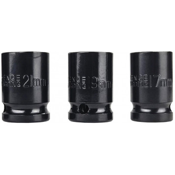 Гайковёрт E0212 акк. бесщ. ударный PROFIPOWER BL-163 (16В, 260Нм, Li-ion 2шт, 2.0Ач, 17/19/21 )-3