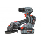 Набор аккумуляторных инструментов 2в1 E0220: УШМ MKDGA-18V + шуруповерт MKBL-18B ProfiPower