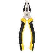 Плоскогубцы DL0001 комби 160мм, 2-хкомпонентная прорезиненная рукоять Deli