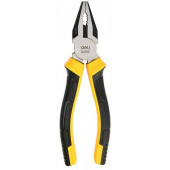 Плоскогубцы DL0002 комби 180мм, 2-хкомпонентная прорезиненная рукоять Deli