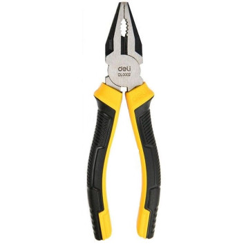 Плоскогубцы DL0002 комби 180мм, 2-хкомпонентная прорезиненная рукоять Deli Плоскогубцы DL0002 комби 180мм, 2-хкомпонентная прорезиненная рукоять Deli