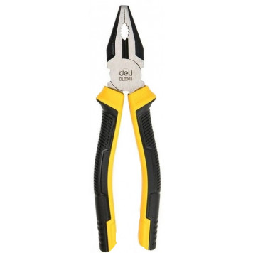 Плоскогубцы DL0003 комби 200мм, 2-хкомпонентная прорезиненная рукоять Deli Плоскогубцы DL0003 комби 200мм, 2-хкомпонентная прорезиненная рукоять Deli