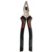 Плоскогубцы DL0004 комби 180мм, Cr-V, эксцентриковый шарнир 3-хкомпонентная прорезин. рукоять Deli