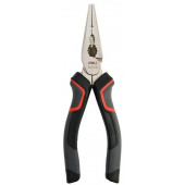 Плоскогубцы DL0103 удлин. 160мм, Cr-V, эксцентриковый шарнир, 3-хкомпонент. прорезин. рукоять Deli