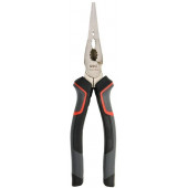 Плоскогубцы DL0104 удлин. 200мм, Cr-V, эксцентриковый шарнир, 3-хкомпонент. прорезин. рукоять Deli