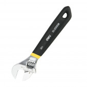 Ключ DL120008 разводной 200мм, противоскользящая обливная ручка 0-28мм Deli