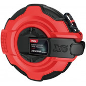 Лента DL9920Y измерительная 20мx14,5мм удароп. корпус с резин. встав, полотно из стекловолокна Deli