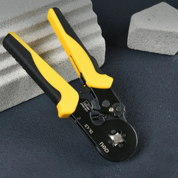 Пресс-клещи DL-L11 квадратные для обжима наконечников 0,25-10 кв.мм Deli-2