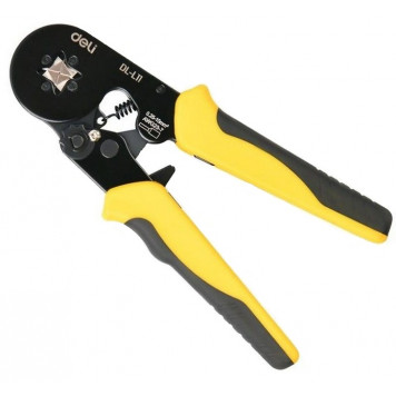 Пресс-клещи DL-L11 квадратные для обжима наконечников 0,25-10 кв.мм Deli