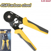 Пресс-клещи DL-L12 шестигранные для обжима наконечников 0,25-6 кв.мм Deli