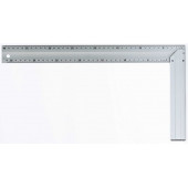 Угольник двухсторонний (2 шкалы на двух сторонах)"ALUKOMTOOLS" - 40 см 211513400A