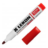 Маркер 012013 LEKON ReFresh Перманентный заправляемый цвет: красный 10/100/1600