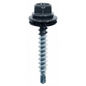 Саморез кровельн (ДЕРЕВО) 7024 тёмно-серый 4.8х35 уп250шт