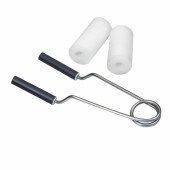 Мини-валик 526 30 100 для покраски досок и труб (поролон) 55 мм, Эксперт