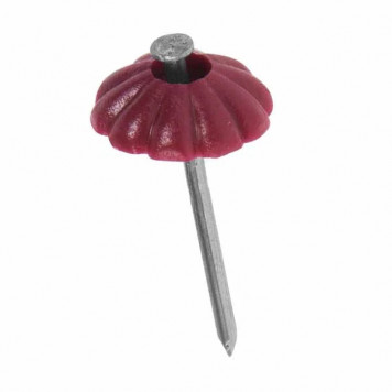 Гвоздь декор.(бордо) (100 шт) арт.16-1028