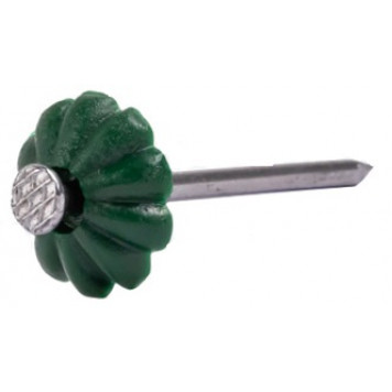 Гвоздь декор.(зеленый) (100 шт) арт.16-1037
