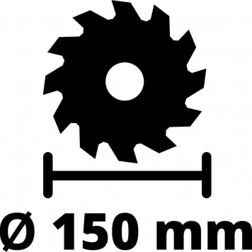 Пила циркулярная акк. PXC TE-CS 18/150 Li - Solo 150мм Einhell 4331220-3