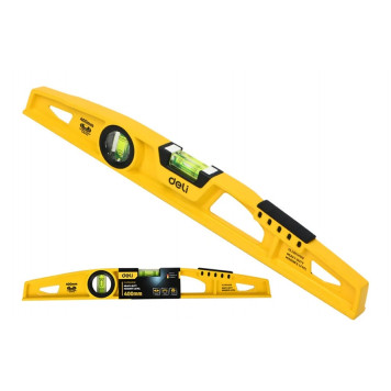 Уровень DL290400Q строительный литой усиленный 400мм Deli-1