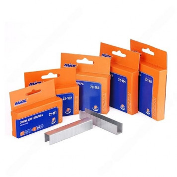 Скоба 72-162 д/степлера 8мм 11,3х0,7мм Миол Скоба 72-162 д/степлера 8мм 11,3х0,7мм Миол