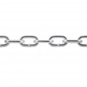Цепь БУХТА стальная короткозвенная (оцинк) d8мм 1м