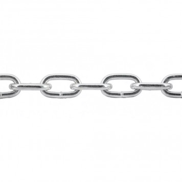 Цепь БУХТА стальная короткозвенная (оцинк) d8мм 1м