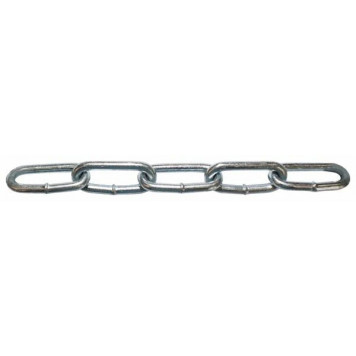 Цепь стальная круглозвенная (оцинк) d6мм 1м Омакс