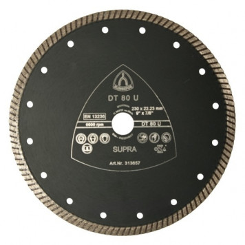 Диск SUPRA DT80U алмазный 125х22,23мм TURBOКрон-кс
