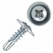 Блистер Саморез с прессшайб ФОСФАТ со сверлом 4,2х25 уп 50шт №2