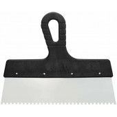 Шпатель зубчатый с антикорр.покp 250мм,4*4 мм