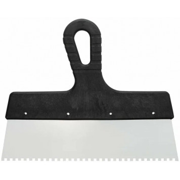 Шпатель зубчатый с антикорр.покp 250мм,4*4 мм