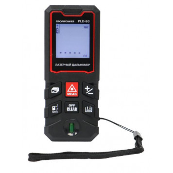 Дальномер E0269 лазерный PROFIPOWER 80 метров PLD-80
