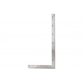 Угольник DL7130 двусторонний цельнометаллич. 150х300мм, нержавеющая сталь Deli