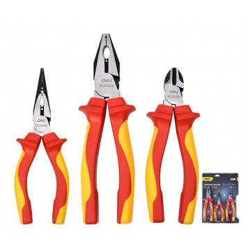 Н-р DL512003T плоскогубцев диэлектрических Deli