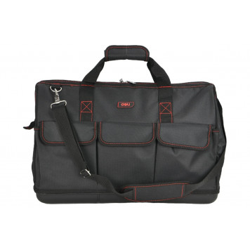 Сумка DL430906 для инструментов с жестким пластиковым дном "Black Edition" Deli-2