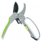 Секатор DL580229 садовый храповой диаметр реза 20мм, алюминиевый корпус Deli