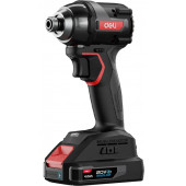 Винтоверт DE-QZ20-1A4 ударный аккумуляторный (1АКБ*4Ач + ЗУ, 20V, 200Нм, 0-3600об/мин, 0-3600уд Deli