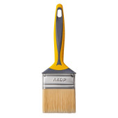 Кисть для эмалей, 70х12, двухкомп. ручка, нерж. сталь, Профи