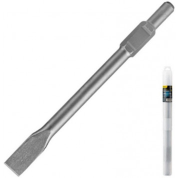 Зубило HEX30 плоское DH-HBZ35410-E1 30*410*35мм 40Cr Deli