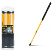 Бита TORSION PH2х200мм 10шт  DL251200 сталь S2, пласт.кейс Deli