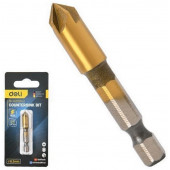 Зенковка DH-DJZ001-E конусная под М4 по металлу/дереву/пластику 8,3мм, сталь HSS, угол заточки Deli