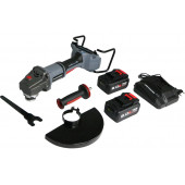 Угловая E0234 шлифмашина PROFIPOWER Серия 40B 40B-230 (40В, 230мм, Li-ion-2шт, 8.0Ач, 0-6000об