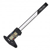Штангенциркуль DL90150B электронный 150мм, метрическая/дюймовая конвертация, пластик Deli