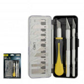 Н-р DL359016 резцов по дереву 16 предметов, пластиковый кейс Deli