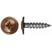 Саморез с прессшайб  остр 4,2х19 цвет 8017(ШОКОЛАД) уп1000шт