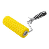 Валик для декорирования 180 мм, структурный поролон, горошек, 2х ручка, Профи