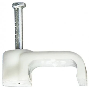 Кабельный крепёж 10х5 (КАЛЁННЫЙ ГВОЗДЬ) плоск уп100шт