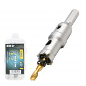 Коронка по металлу твердоспл. с центрир. сверлом 17мм шестигр. Хвост DH-TCT017-E1 Deli